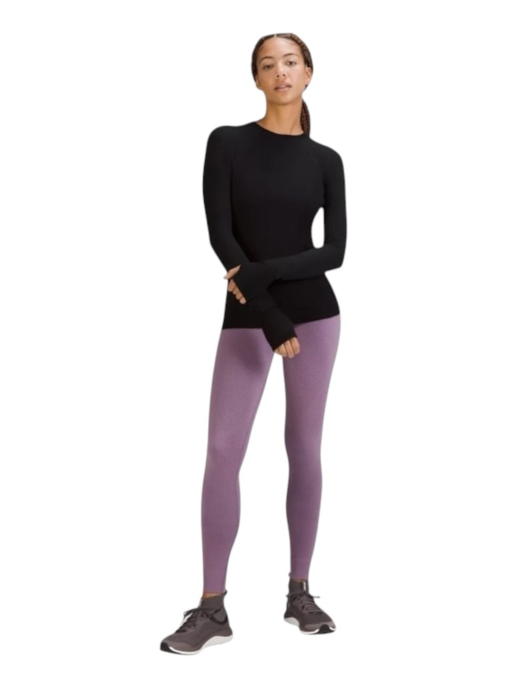 Lululemon ☀︎︎ High Rise Compression Tight Leggings ☀︎︎ Lavender Speckled ☀︎︎ 2 4 - Picture 1 of 16